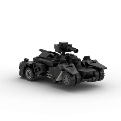 mini arkham knight batmobile building set | moc-20135 - 2