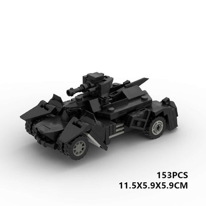 mini arkham knight batmobile building set | moc-20135 - 6