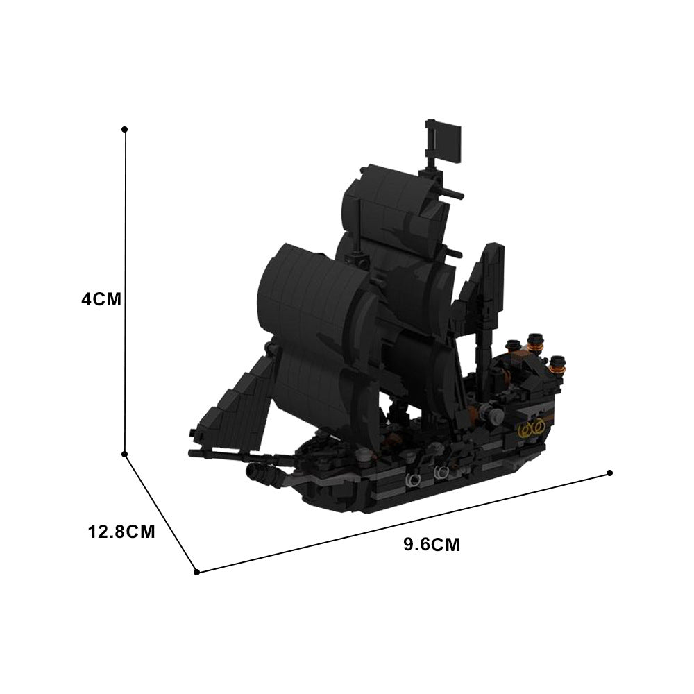 mini black pearl building set | potc | moc-145843 - 3