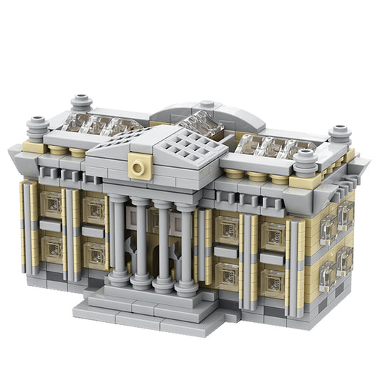 mini courthouse building set | moc-128864 - 2