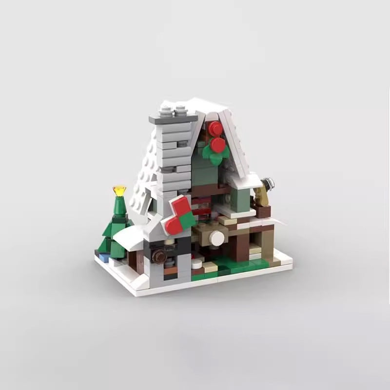 Mini Elf Club House MOC Building Kit | Christmas Fantasy Diorama - 3