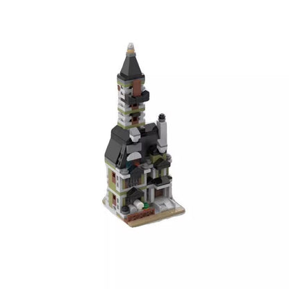 Mini Haunted House MOC Building Kit | Gothic Modular Architecture - 1
