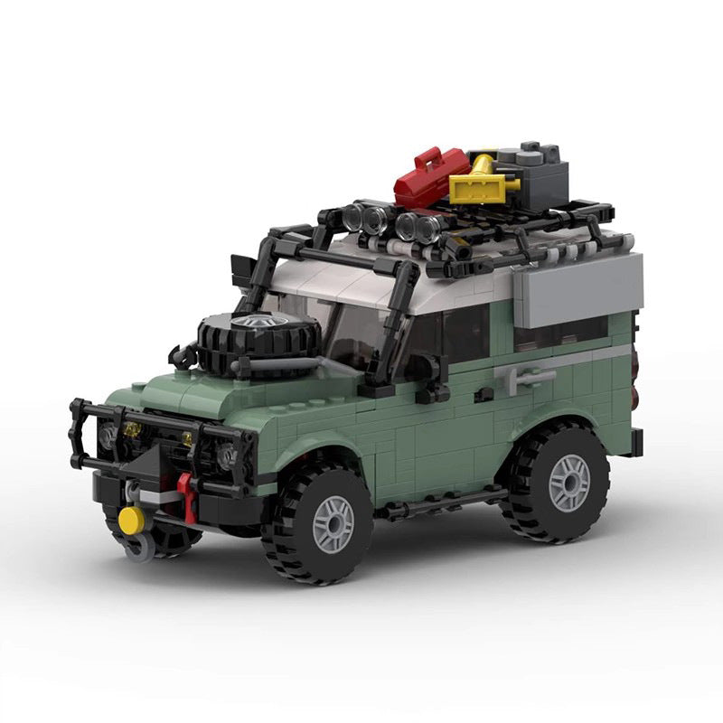 mini icons land rover classic defender 90 building set | moc-144320 - 1