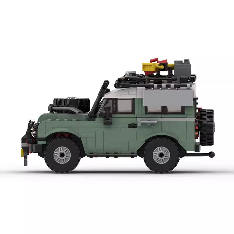 mini icons land rover classic defender 90 building set | moc-144320 - 2