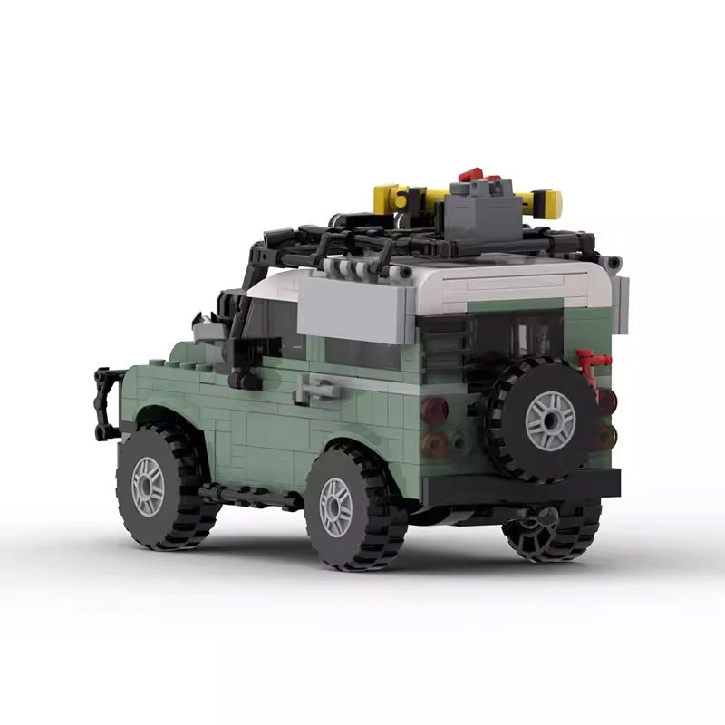 mini icons land rover classic defender 90 building set | moc-144320 - 3