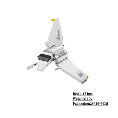 mini imperial shuttle building set | star wars | moc-5869 - 3