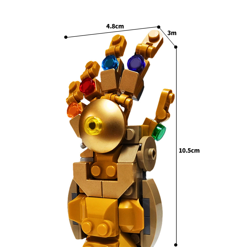 mini infinity gauntlet building set | moc-157441 - 4