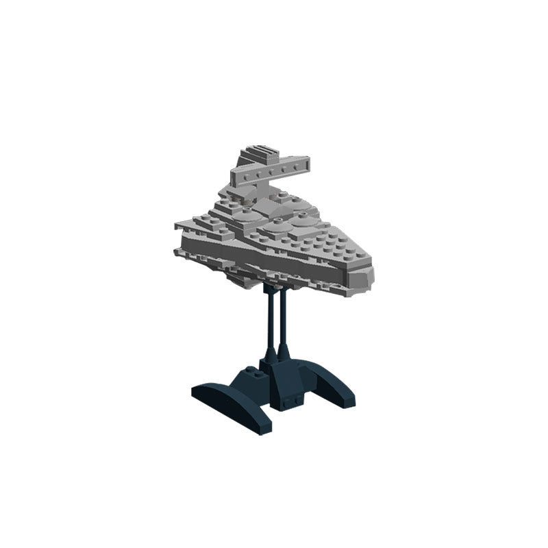 mini interdictor star destroyer building set | star wars | moc-17480 - 3
