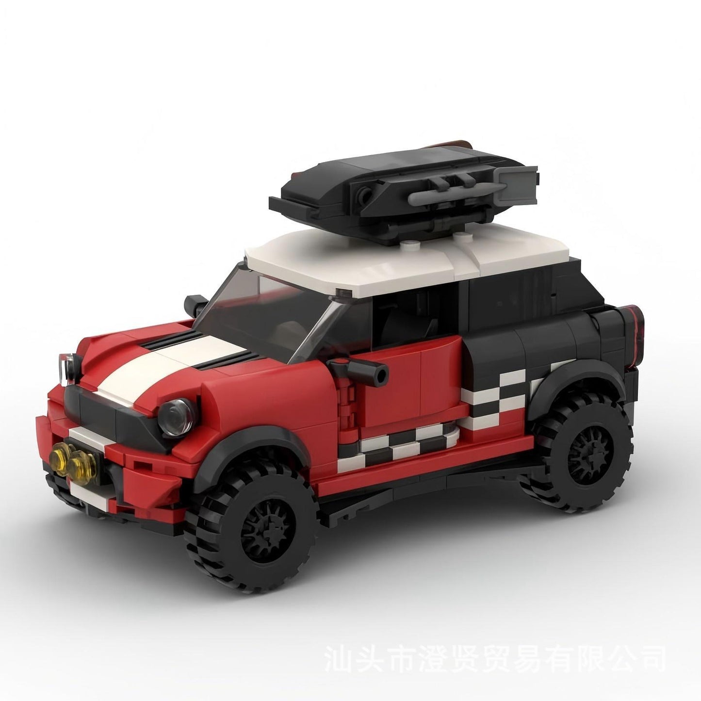 mini jcw countryman cross-country building set | moc-131116 - 1