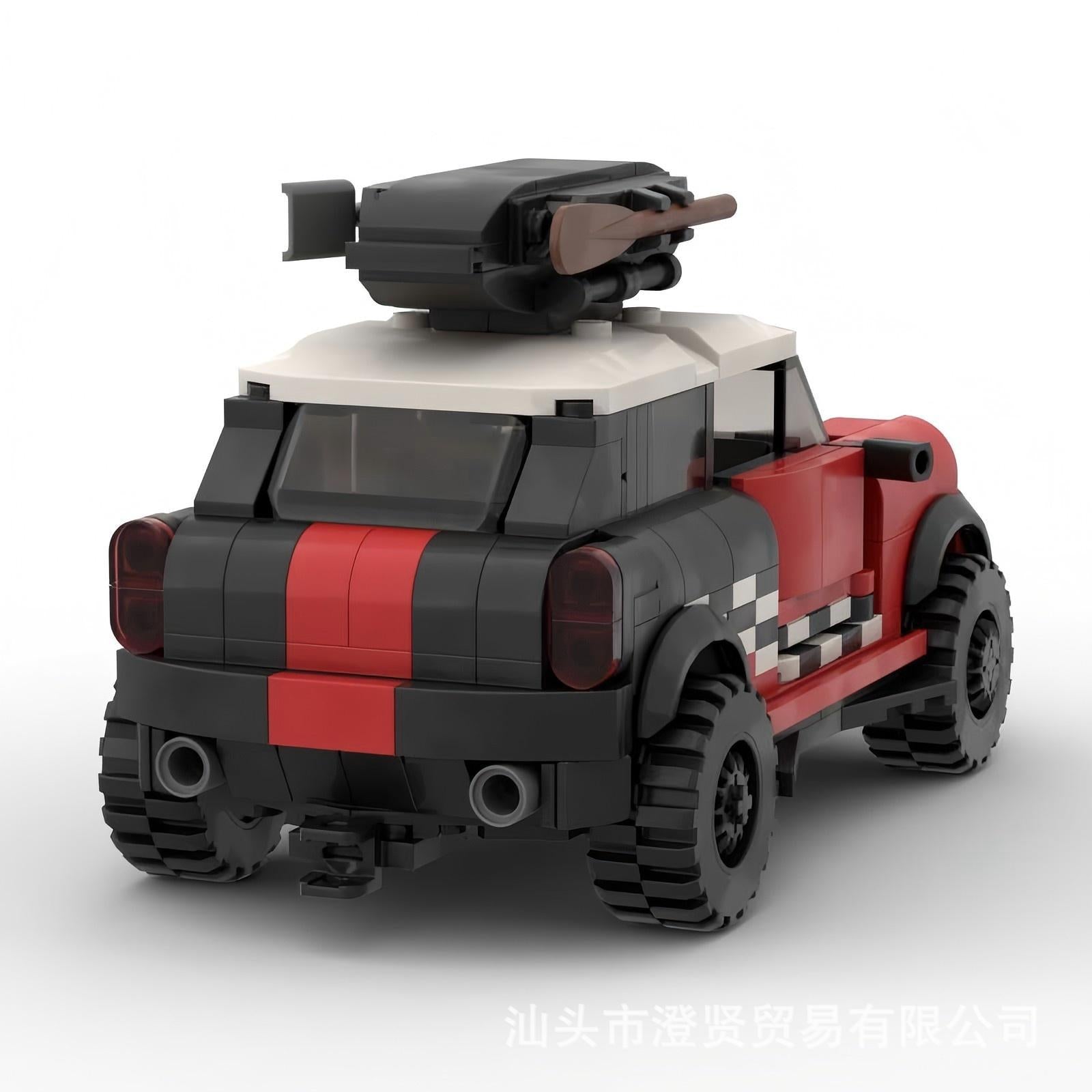 mini jcw countryman cross-country building set | moc-131116 - 2