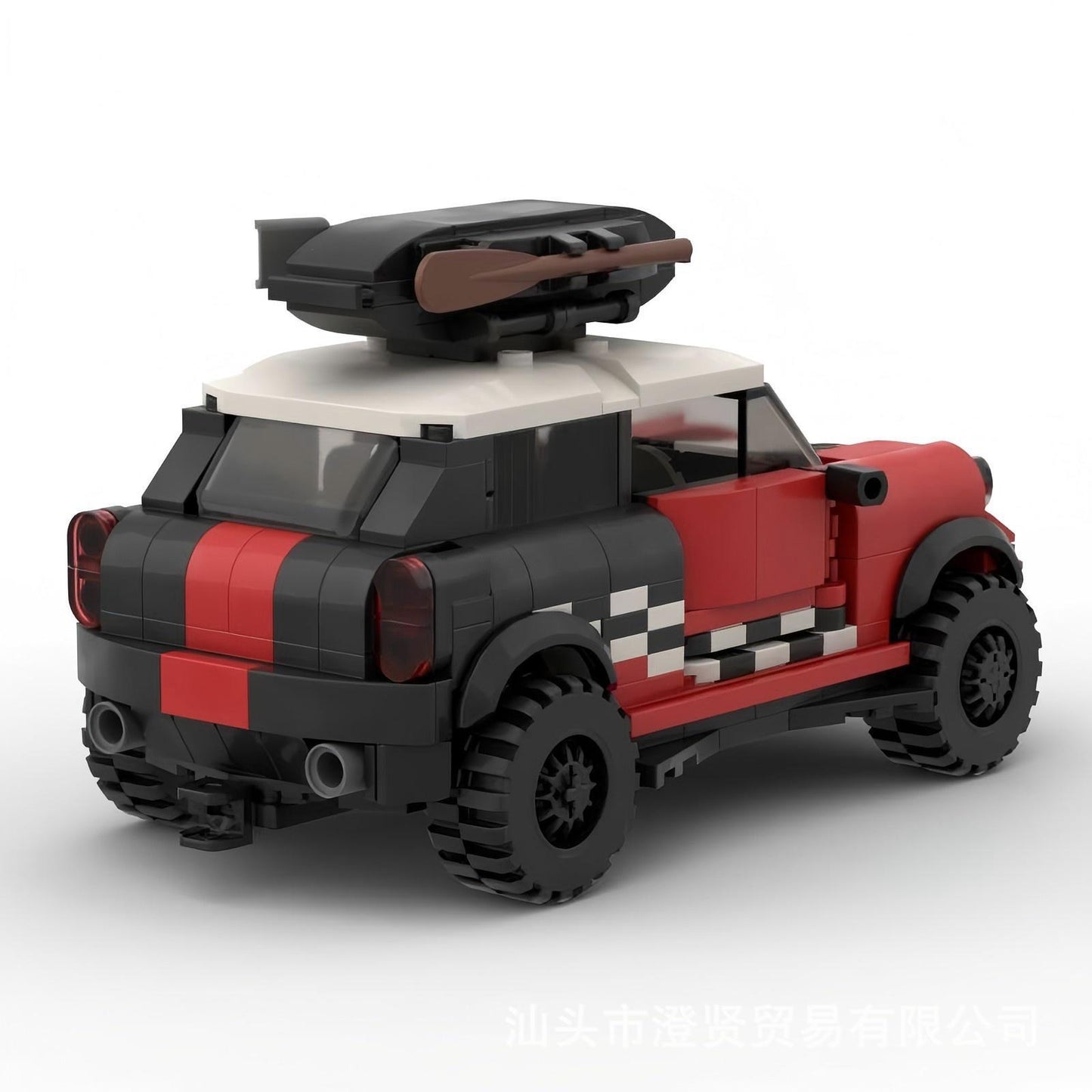 mini jcw countryman cross-country building set | moc-131116 - 3