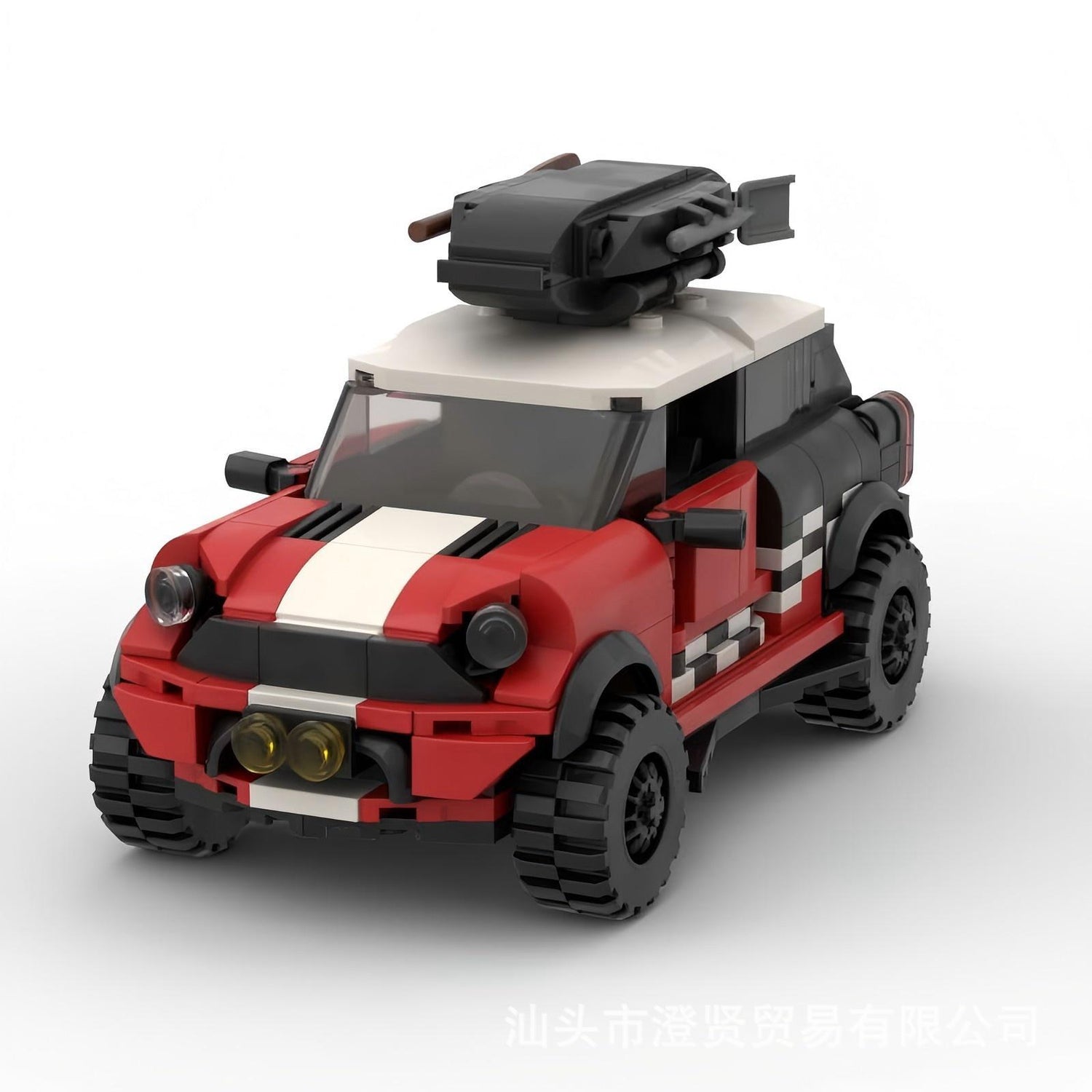 mini jcw countryman cross-country building set | moc-131116 - 5