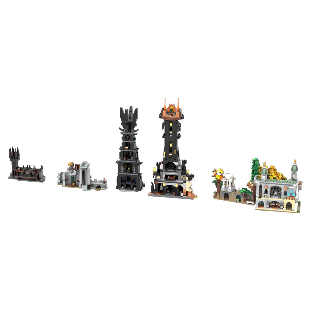 mini lord of the rings collection building set | lotr | moc-192538 - 5