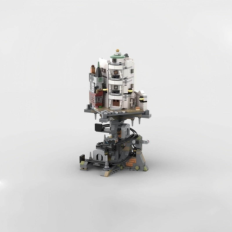 Mini Magical Wizard Bank & Mine MOC Building Kit Fantasy Diorama Model - 3