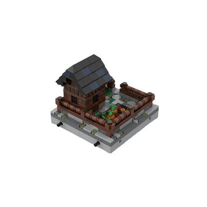 Mini Medieval Garden MOC Building Kit | Fantasy Village Architecture - 4