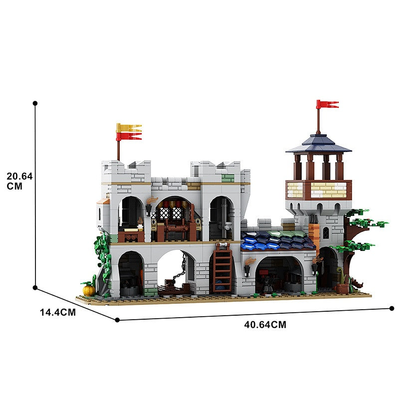 Mini Medieval Knights Castle Building Kit | LEGO-Compatible MOC - 4