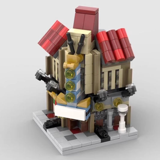 mini modular 10232 palace cinema building set | moc-103386 - 1