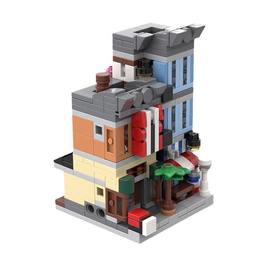 mini modular 10246 detectives office building set | moc-105444 - 5