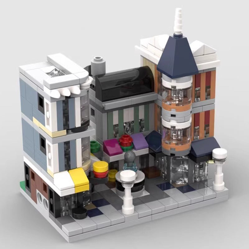 mini modular 10255 assembly square building set | moc-100728 - 4
