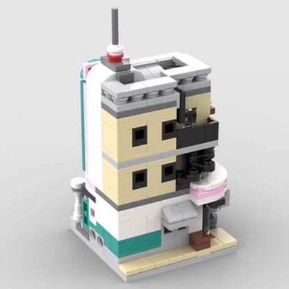 mini modular 10260 downtown diner building set | moc-105259 - 3