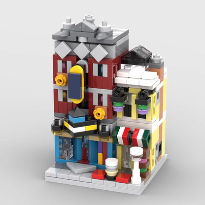 mini modular 10312 jazz club building set | moc-131918 - 1