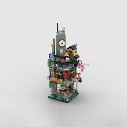 mini modular 70620 ninjago city gardens building set | moc-108557 - 1