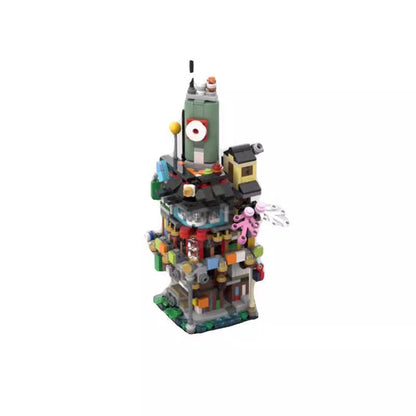 mini modular 70620 ninjago city gardens building set | moc-108557 - 5
