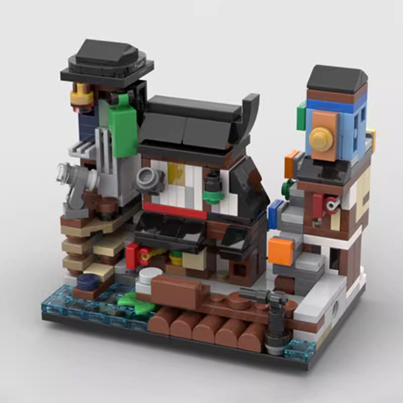 mini modular 70657 ninjago city docks building set | moc-108555 - 2