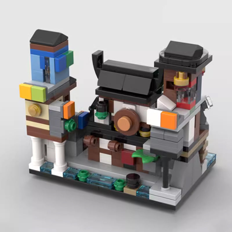 mini modular 70657 ninjago city docks building set | moc-108555 - 4