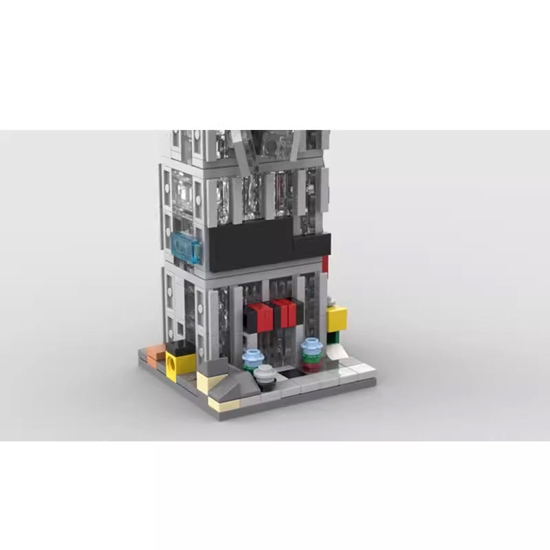 mini modular 76178 daily bugle building set | moc-108982 - 4