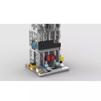 mini modular 76178 daily bugle building set | moc-108982 - 4