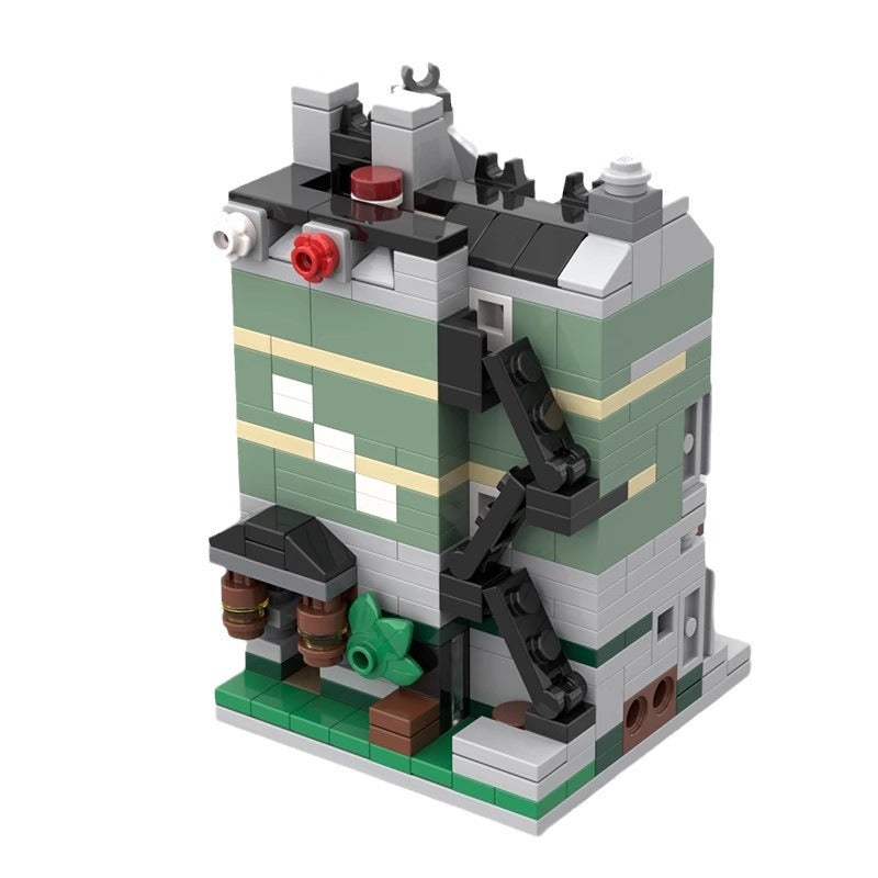 Mini Modular Green Grocer Building Kit | LEGO-Compatible MOC - 1