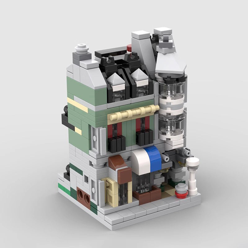 Mini Modular Green Grocer Building Kit | LEGO-Compatible MOC - 2