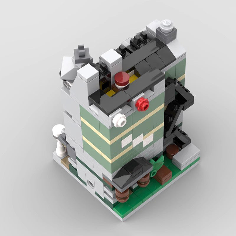 Mini Modular Green Grocer Building Kit | LEGO-Compatible MOC - 4