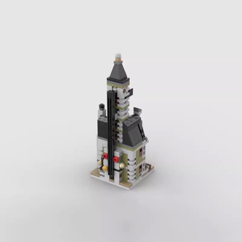 Mini Modular Haunted House Building Kit | LEGO-Compatible MOC - 5