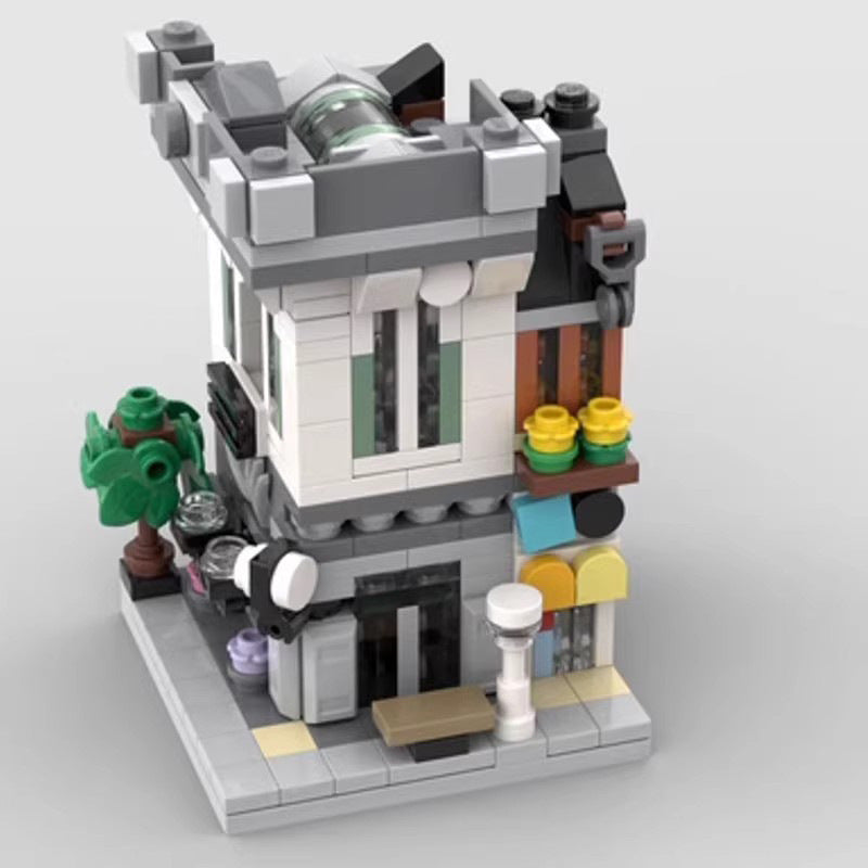 mini modular of 10251 brick bank building set | compatible with lego - 3