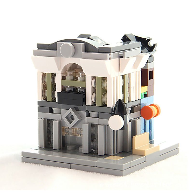 mini modular of 10251 brick bank building set | moc-3784 - 2