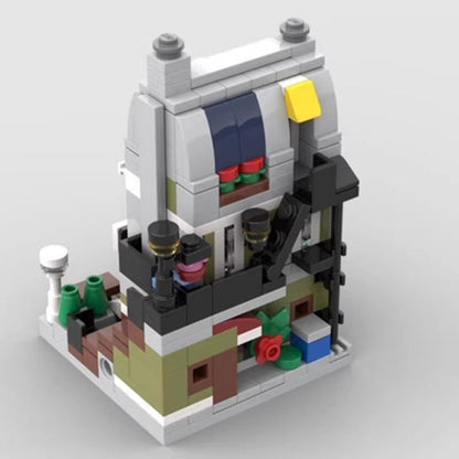 Mini Modular Parisian Restaurant Building Kit | LEGO-Compatible MOC - 3