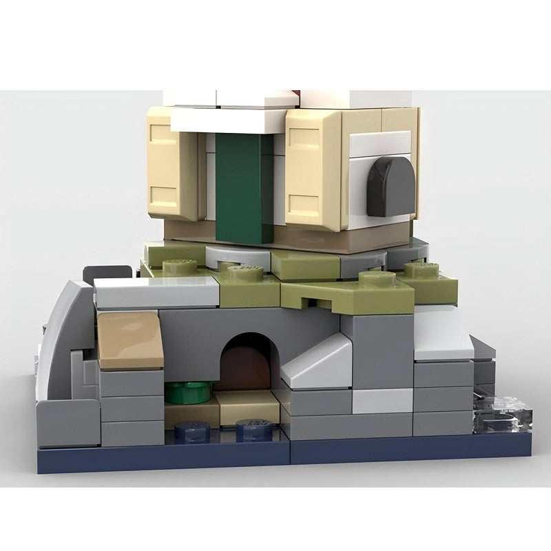 Mini Motorised Lighthouse Coastal Beacon Tower Building Kit | Compatible MOC - 4