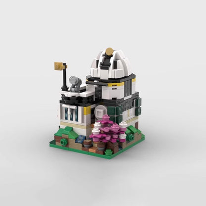 Mini Mountain View Observatory Building Kit | LEGO-Compatible MOC - 2