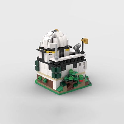 Mini Mountain View Observatory Building Kit | LEGO-Compatible MOC - 4