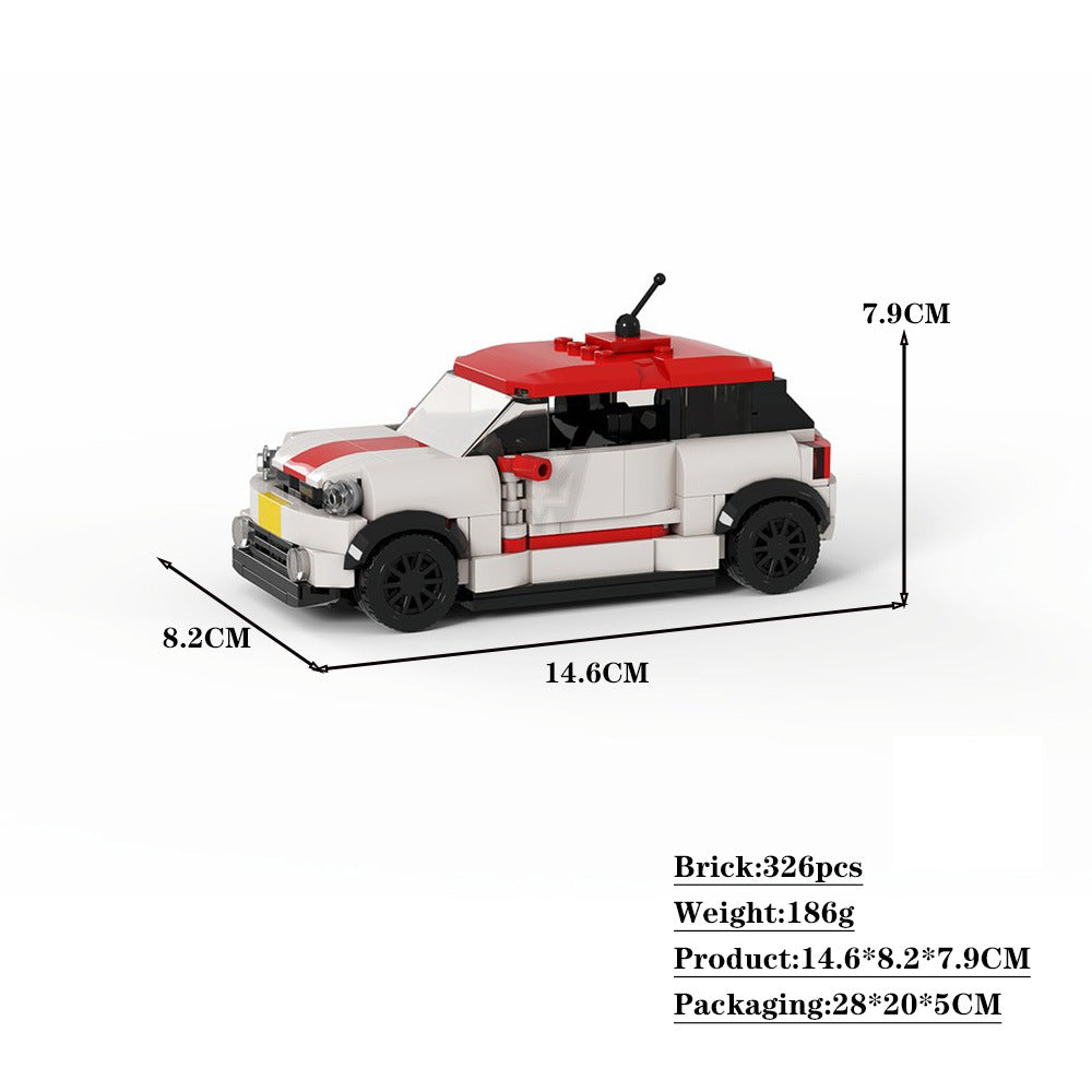 mini paceman jcw 2014 car building set | moc-112755 - 2
