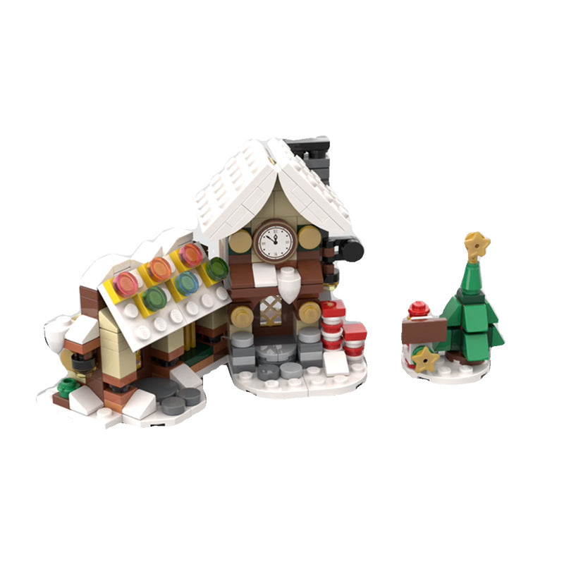 Mini Santa's Workshop Building Kit | LEGO-Compatible MOC - 1