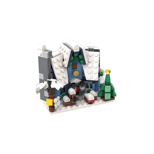 Mini Santa Visit MOC Building Kit | Christmas Character Diorama - 1