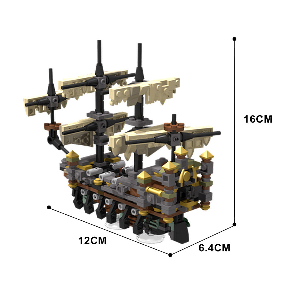 mini silent mary 71042 ship building set | moc-145842 - 6