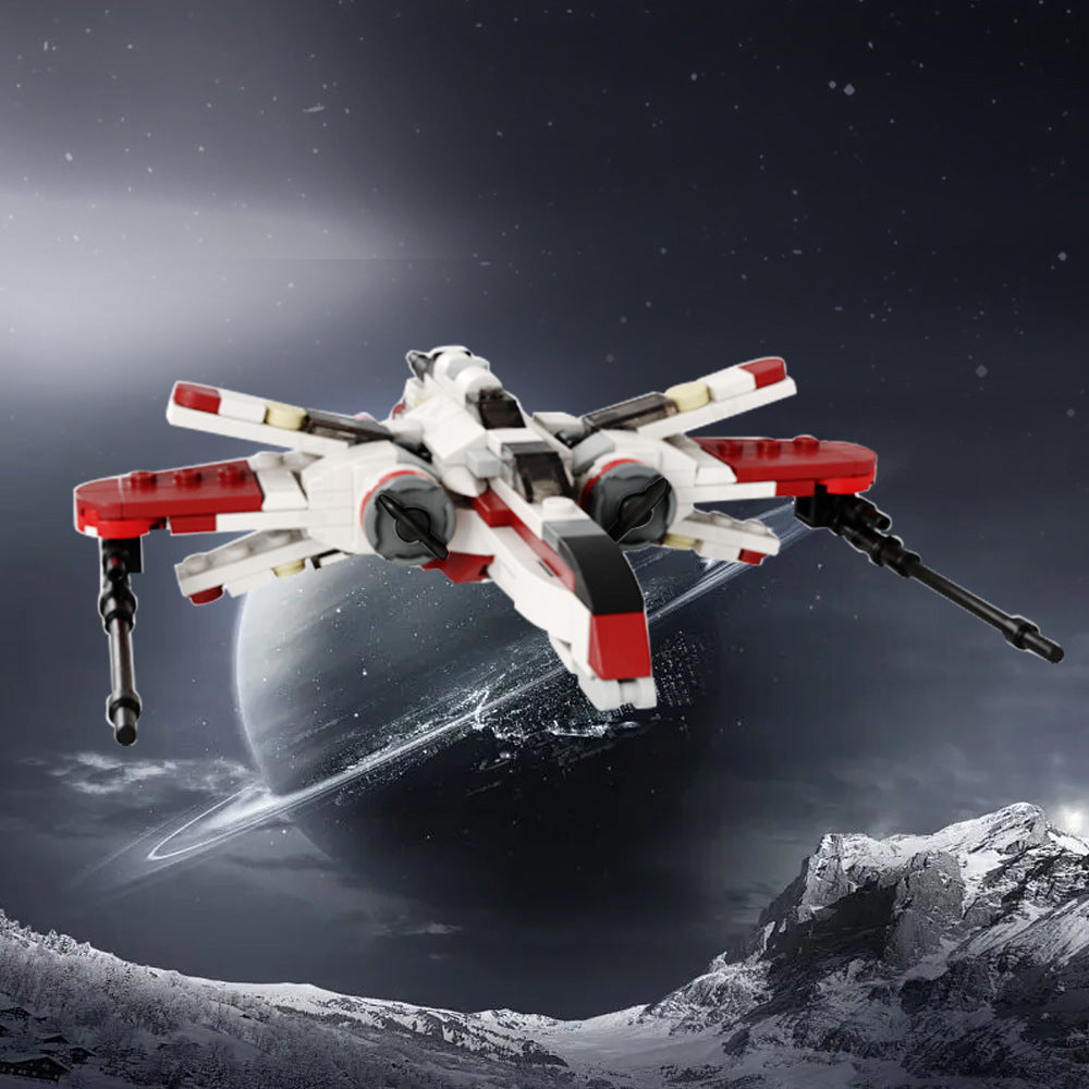 mini size arc-170 starfighter building set | star wars | moc-129749 - 1