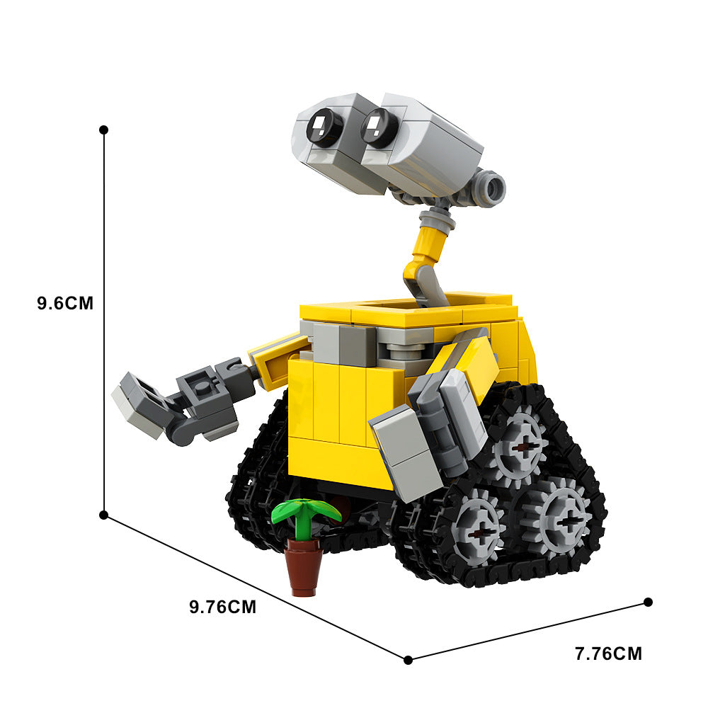 mini wall-e robot building set | moc-143584 - 4