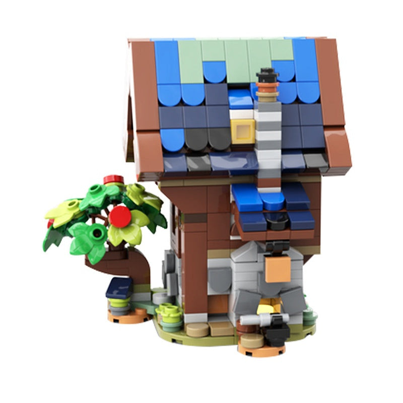 Mini Winter Blacksmith MOC Building Kit | Medieval Forge Workshop - 5