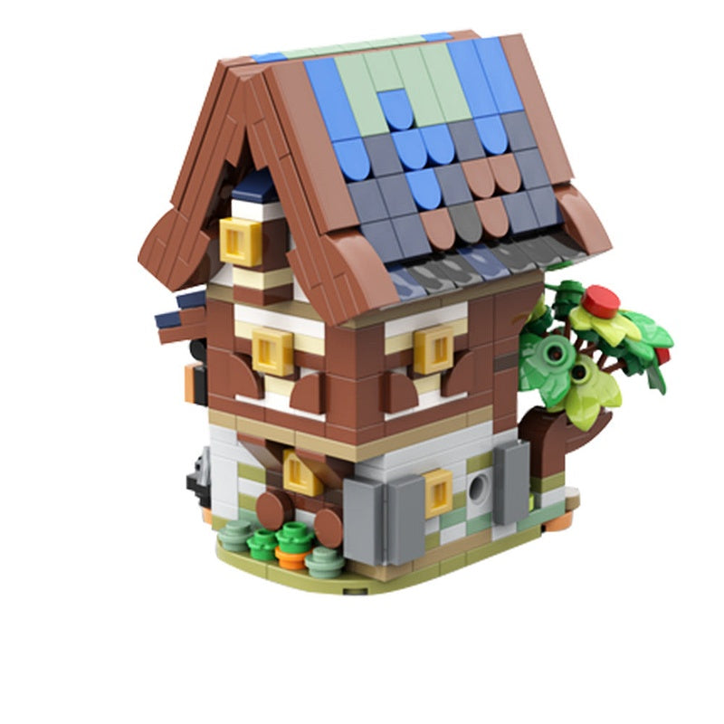 Mini Winter Blacksmith MOC Building Kit | Medieval Forge Workshop - 6