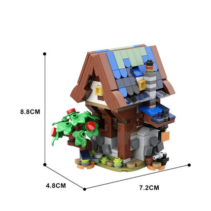 Mini Winter Blacksmith MOC Building Kit | Medieval Forge Workshop - 7
